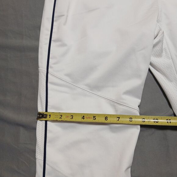 Under Armour Baseball Pants White Heat Gear Snap Button Stretch Mens Large 34x30 - Picture 11 of 13